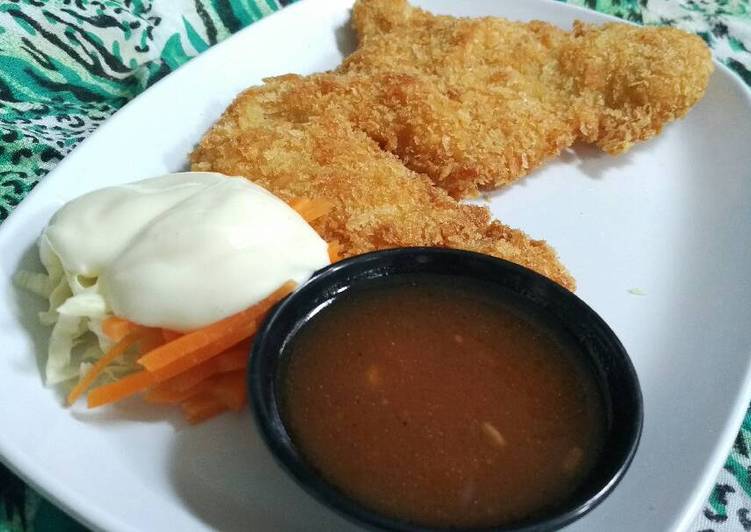 resep makanan Chicken Katsu (ayam katsu) simple tanpa ribet