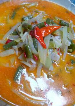 Lodeh Labu Siam (Manisa) dan Kacang Panjang