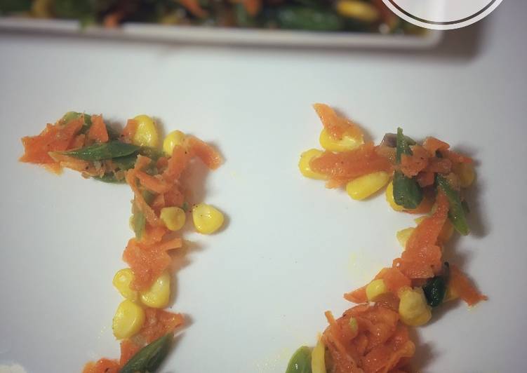 Resep Tumis buncis jagung wortel #indonesiamemasak By Nina Noviana