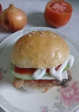 Burger tuna crispy