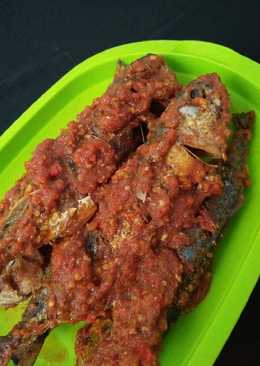 Ikan kembung bumbu merah balado