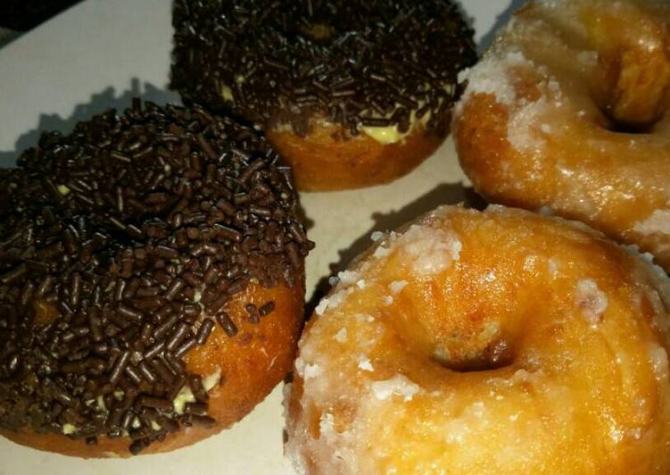 gambar untuk resep Donat Kentang dengan lapisan Caramel dan Ceres