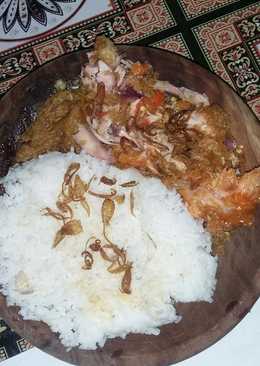 Nasi ayam geprek ala sndry