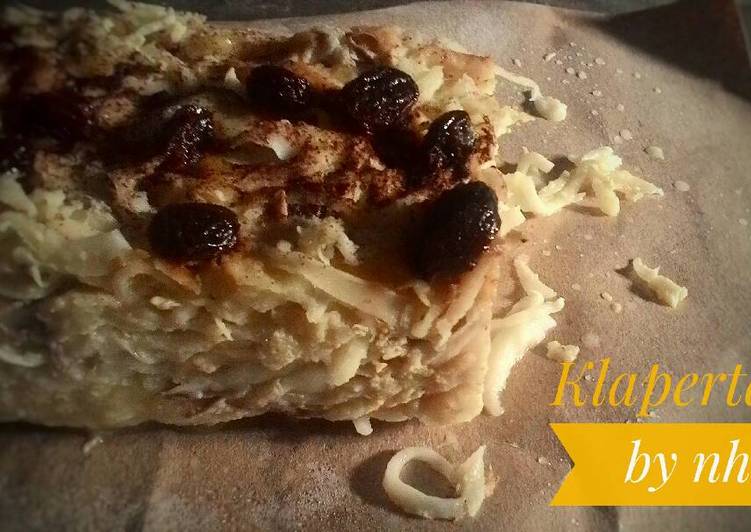 cara membuat Klapertart ~ Puding Roti Klamud