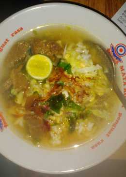 Soto daging sapi no tumis di pressto