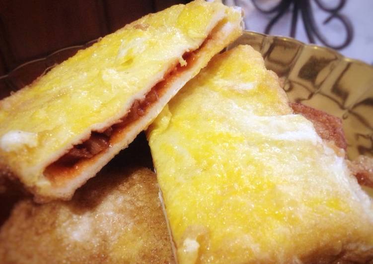 gambar untuk resep makanan Pizza roti goreng