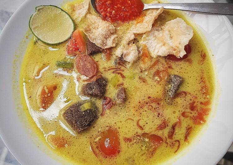 gambar untuk resep makanan Soto daging (susu+ santan)