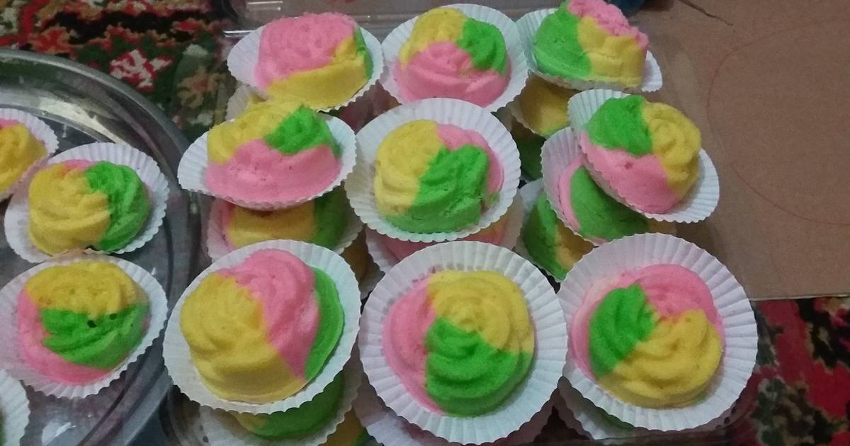 Resep Bolu kukus mawar Resep Bolu kukus mawar