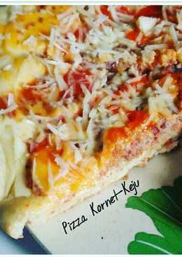 Pizza Kornet-Mayonnaise