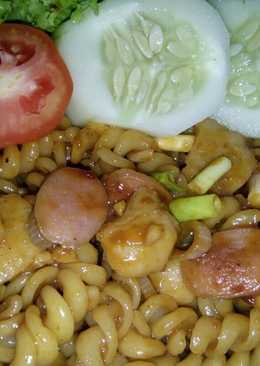 Tumis maccaroni (bekal simple)