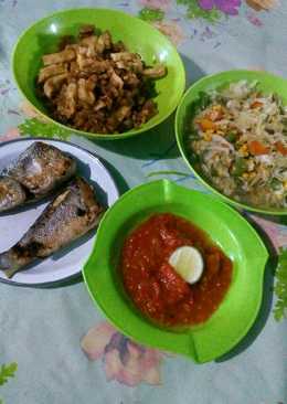 Cah jagung buncis + kol