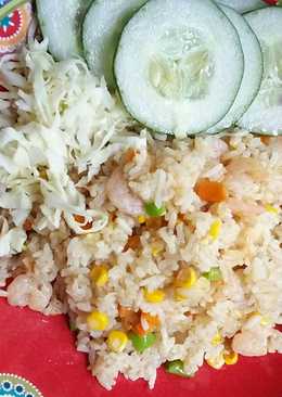 Nasi goreng udang simple bahrie