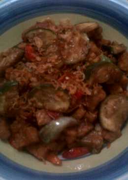 Oseng Tempe Terong Bulat/Terong Gelatik