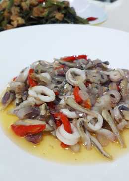 Tumis cumi teri bawang merah