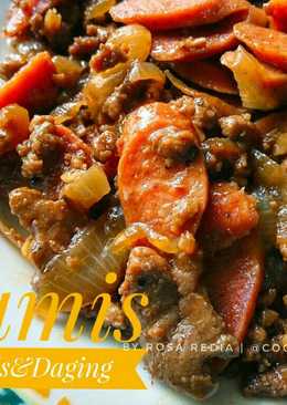 Tumis Sosis & Daging Giling