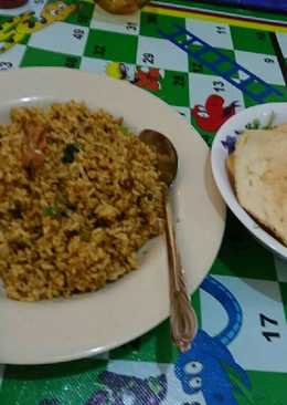 Nasgor ikan asin sambal terasi