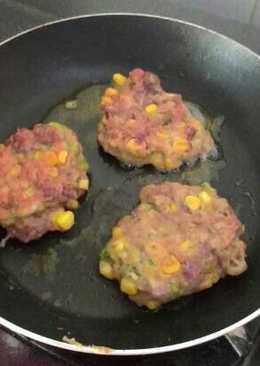 steak daging brogung ( brokoli jagung )