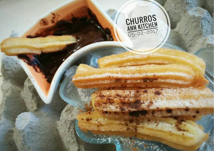 resep makanan Churros (donat Spanyol yg kekinian)