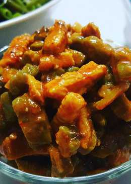 Balado pare dan tempe