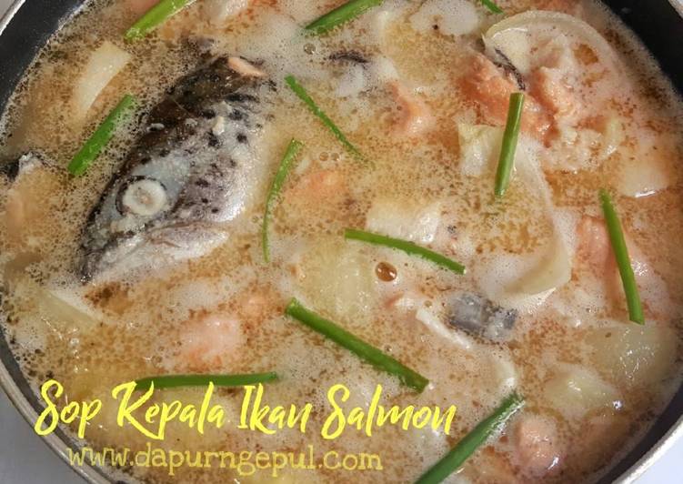 gambar untuk resep makanan Sop Kepala Ikan Salmon