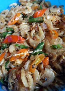 Udang rebon tumis pedass