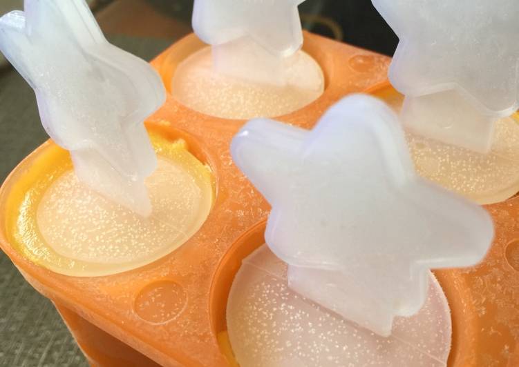 bahan dan cara membuat Es Krim Mangga