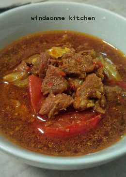 Tongseng Kambing Cabe Merah (Tanpa Santan)