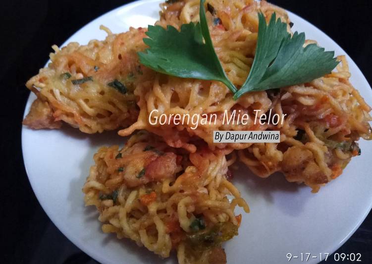 gambar untuk resep makanan Gorengan Mie Telor