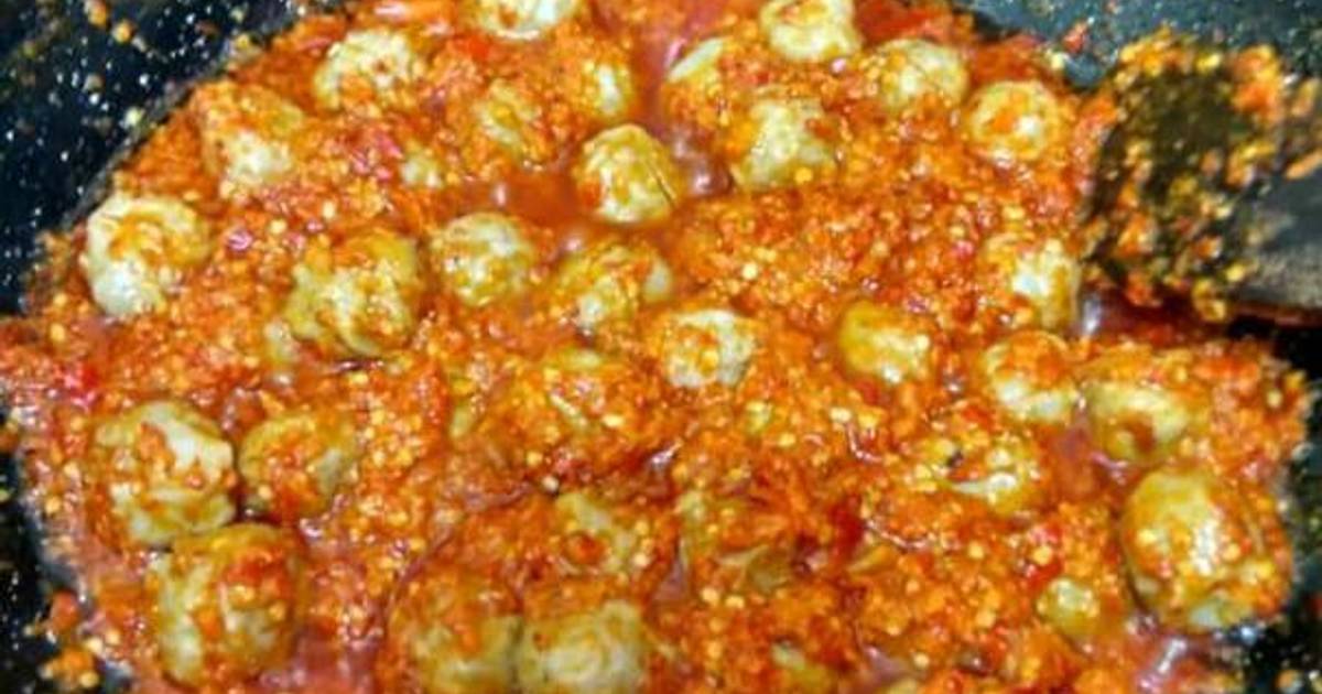 9 resep  pentol pedes bakso pentol jontor  enak dan 