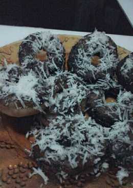 Donat coklat rambut keju