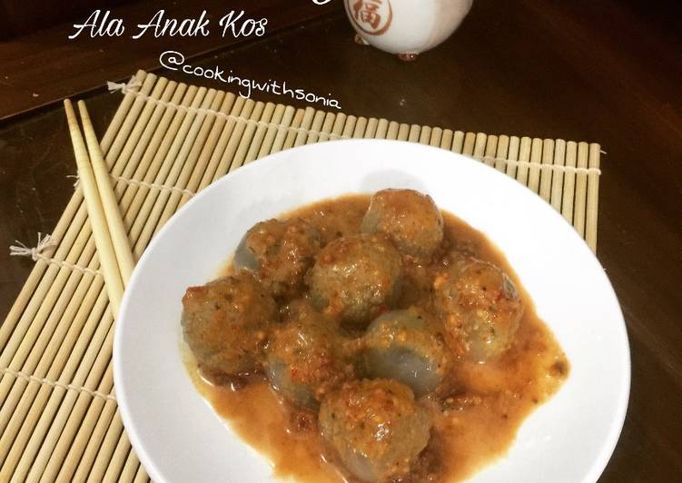 resep Cilok Bumbu Kacang (Rice Cooker) Ala Anak Kos