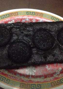 Brownis oreo dua bahan
