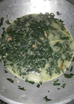 Sayur daun singkong teri