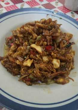 Orak Arik Ayam Telur Pedas