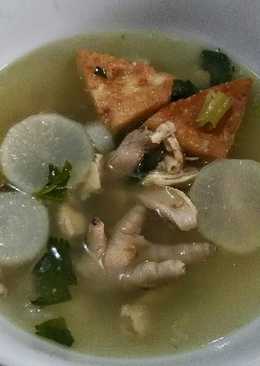 Soto Bandung Daging Ayam dan Tahu Goreng