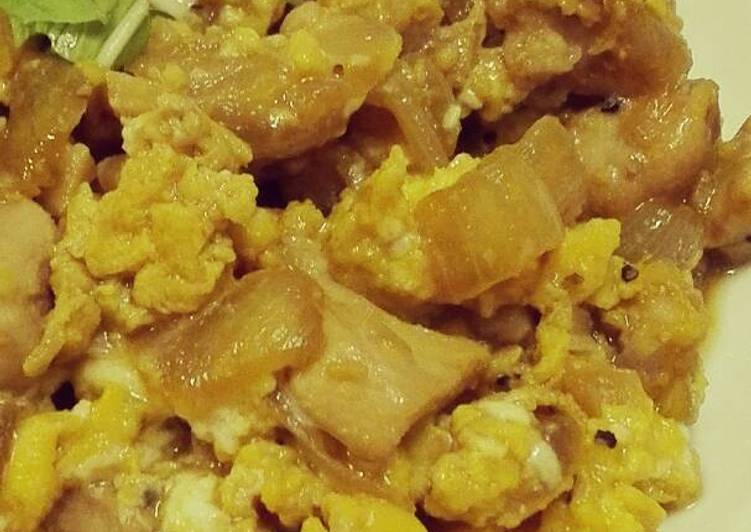 Resep Ayam telur orak arik citarasa Jepang Karya Akari Papa