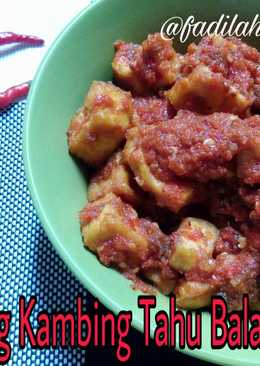 Dendeng Kambing Tahu Balado