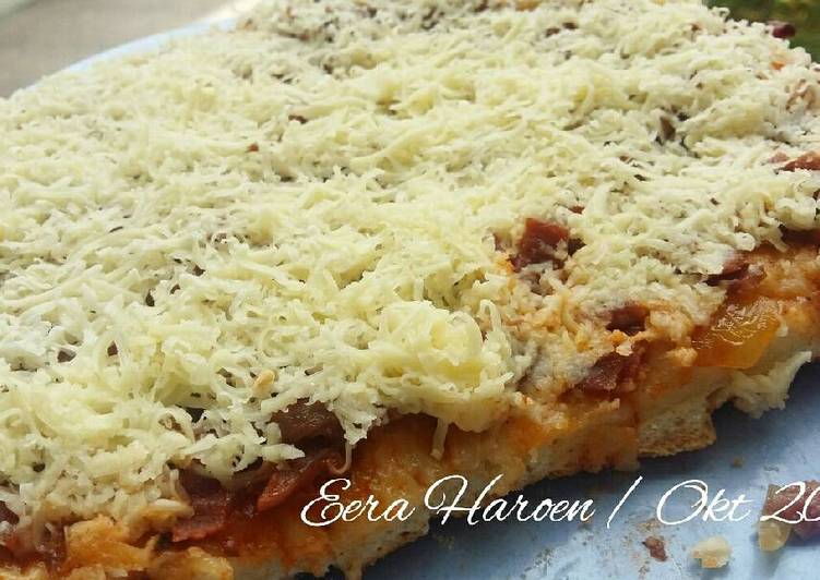 resep lengkap untuk Pizza Happycall / Teflon