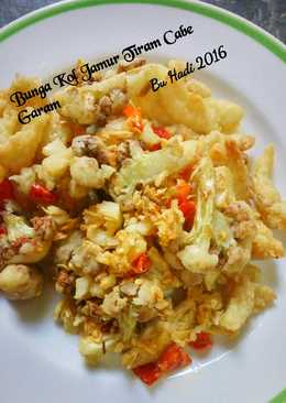 Bunga Kol Jamur Tiram Cabe Garam