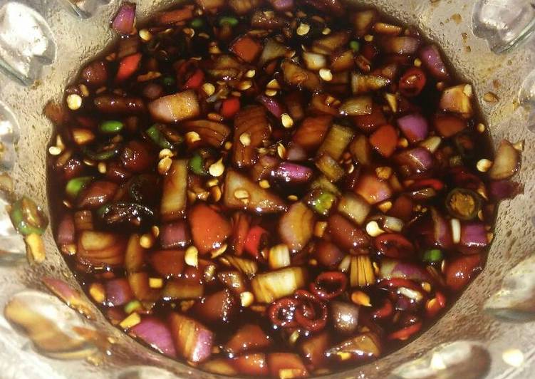 resep masakan Sambal kecap potong