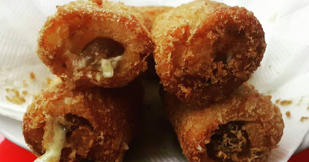 208 resep roti gulung sosis mozarela enak dan sederhana 