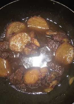 Lapis daging kentang (bumbu kecap)