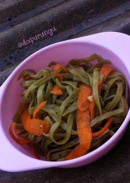 Mi Bayam Goreng Vegan #mpasi14mos