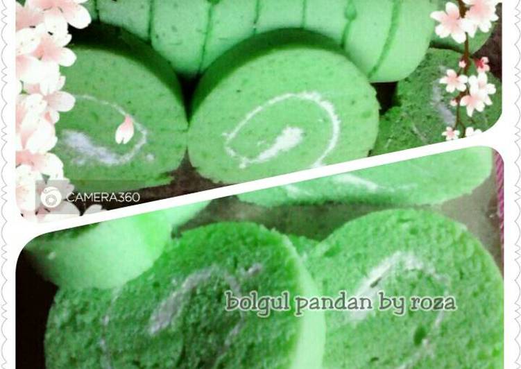 resep lengkap untuk Bolgul pandan irit lembut