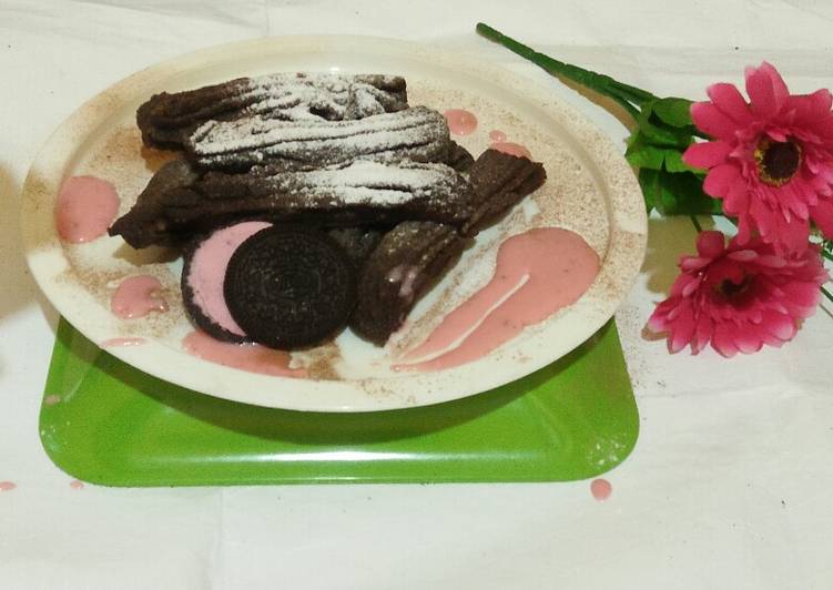 resep makanan Churros Oreo Gampang