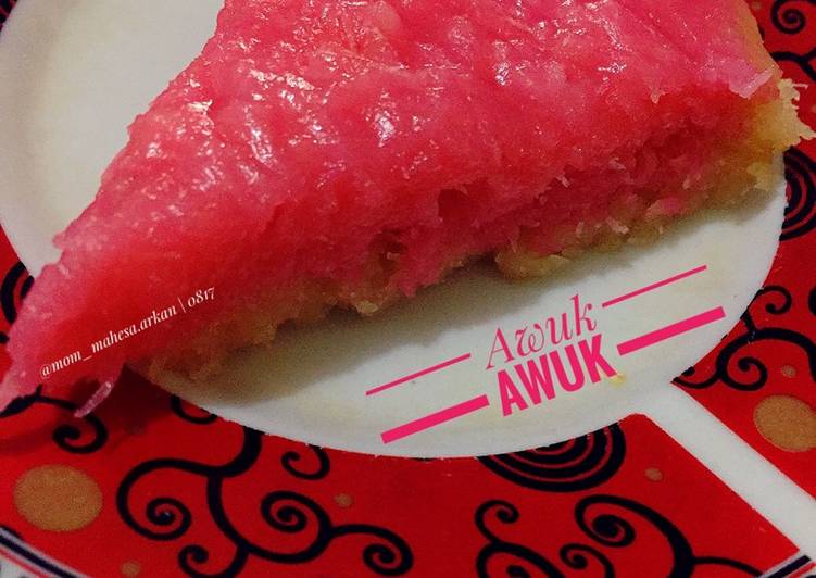 resep lengkap untuk Awuk Awuk