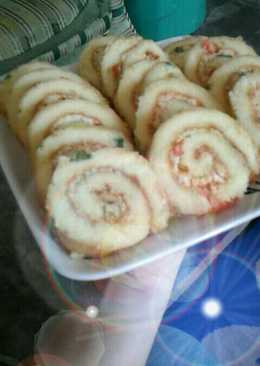 Bolu gulung 3 telur (saus bolognaisse + keju)