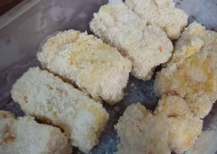 gambar untuk resep makanan Nugget ayam keju