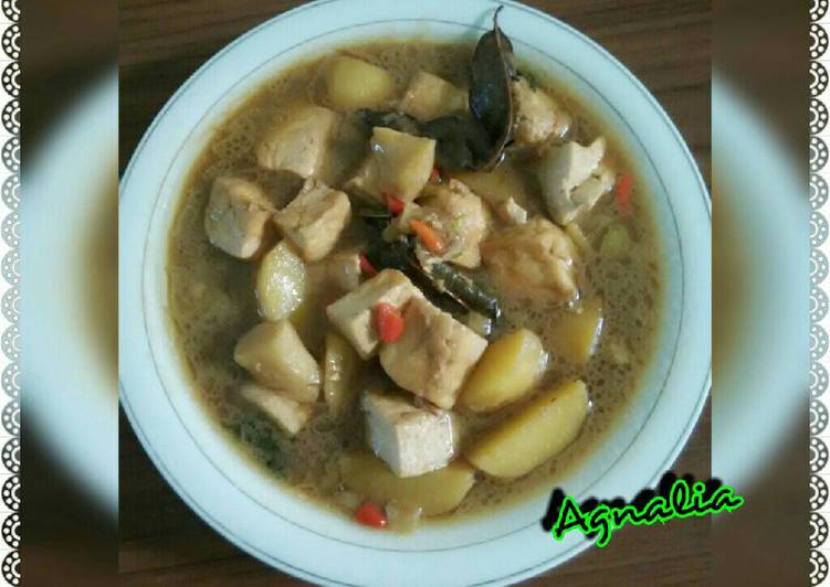 gambar untuk resep makanan Semur tahu kentang sederhana