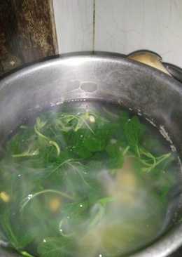 Sayur Bening Bayam Jagung Rumahan